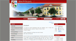 Desktop Screenshot of amt-friesack.de